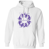 CoolPinoy Ube Splash Unisex Pullover Hoodie
